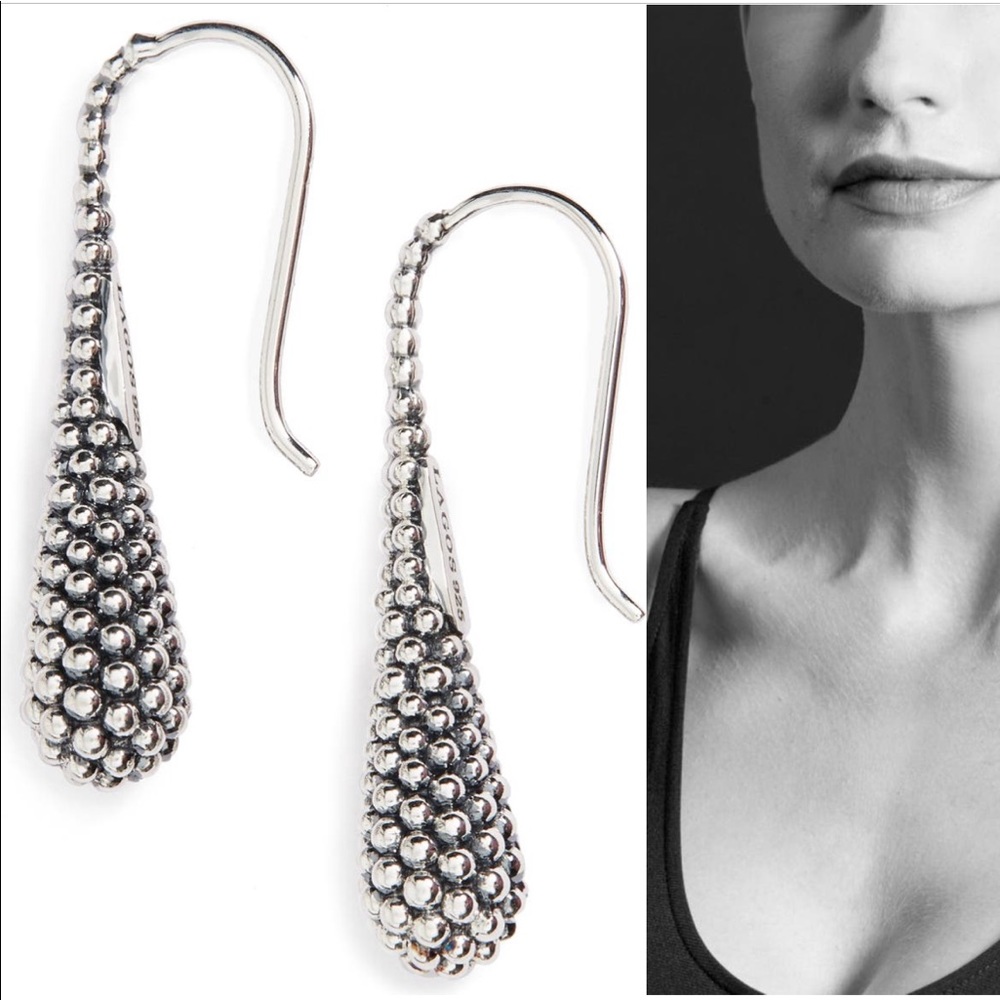 Lagos Sterling Silver Teardrop Earrings